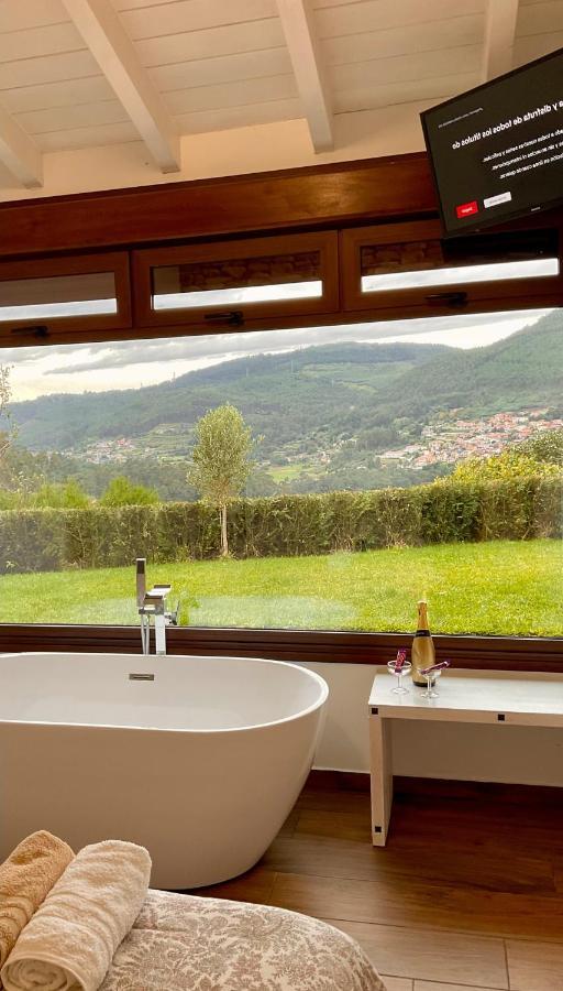Casa Nueva En Vigo Rural Mos Con Jacuzzi Y Chimenea Para Escapada Romantica Pontevedra Exterior foto
